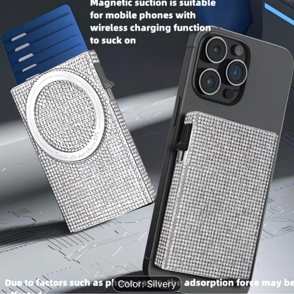 Silver Anti-Theft Card Holder